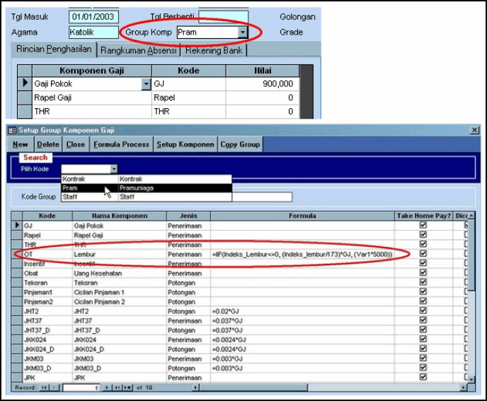 Input angka kembali enol