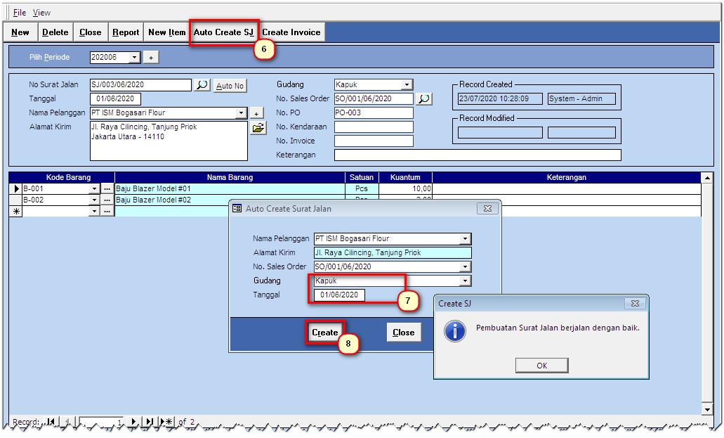 Contoh Surat Jalan Barang Excel - Nusagates